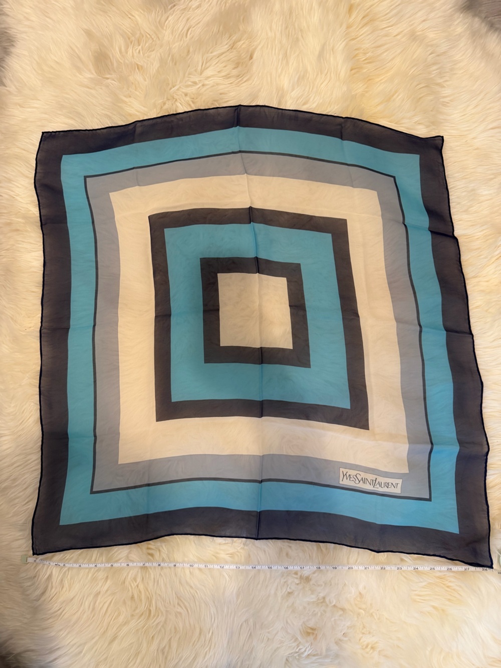 Yves Saint Laurent Silk Scarf